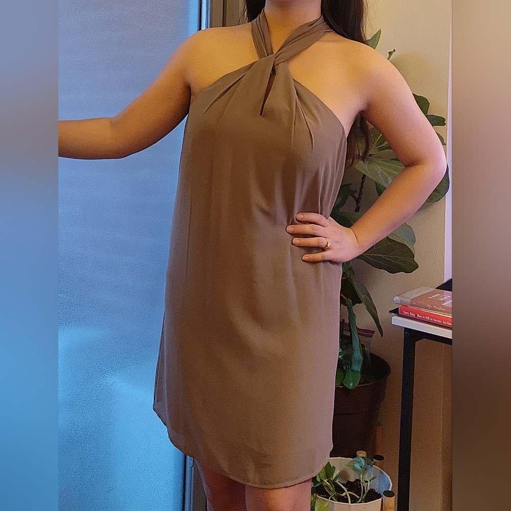 Women's Tan Dress Small Size